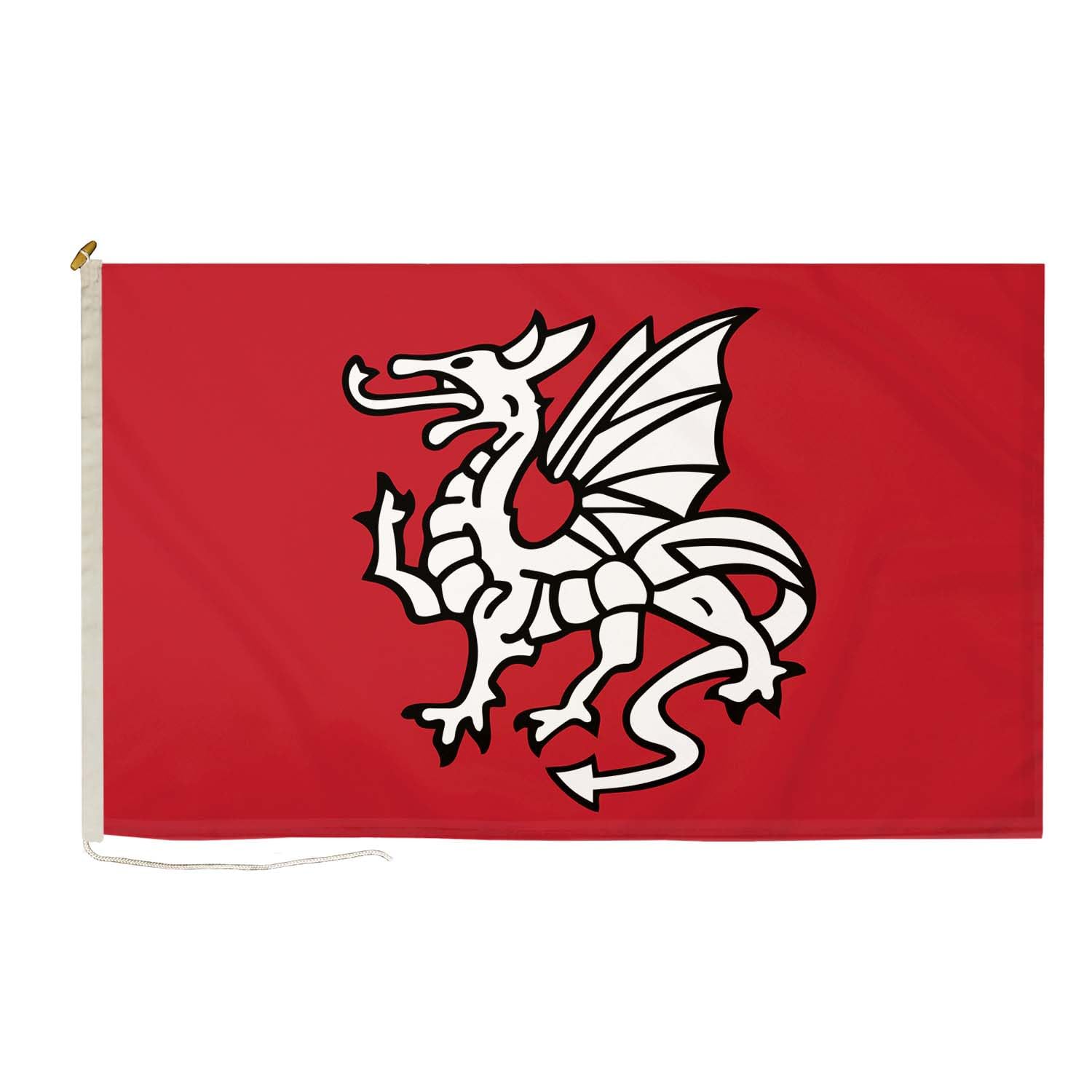 DuraFlag English Pendragon Anglo Saxon (A) 5ft x 3ft with Rope and Toggled - Premium Quality 5x3 Flags — image 1