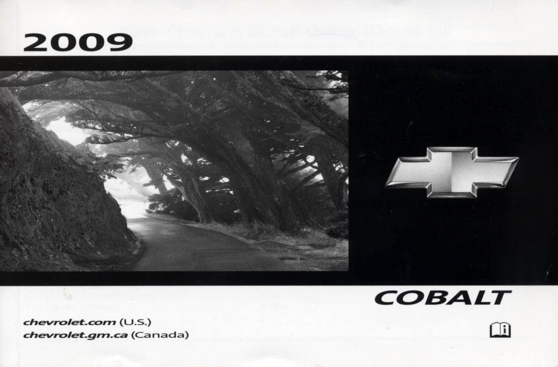 2009 Chevrolet Cobalt Owner Manual Paperback – 2008