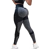 KIWI RATA Women's High Waist Workout Compression Seamless Fitness Yoga Leggings Butt Lift Active Tights Stretch Pants