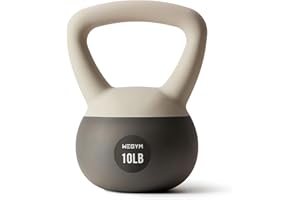 WeGym Soft Kettlebells with Cushioned Impact-Resistant Base and Anti-Slip, Wide-Grip Handle for Home Workouts, Weightlifting, and Full Body Strength Training
