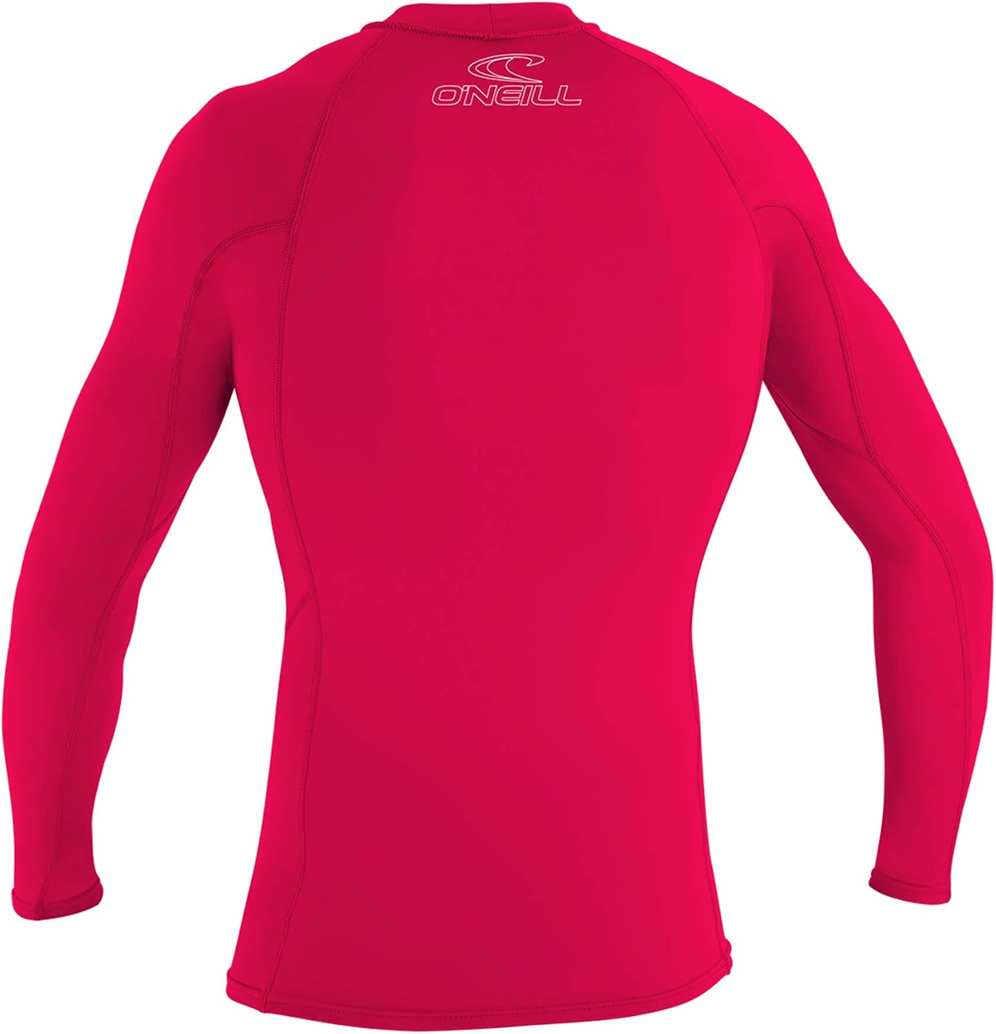 O'Neill Wetsuits Girl's O neill Youth Basic Skins Long Sleeve Rash Guard Watermelon 14 Years, Watermelon, UK - Image 3
