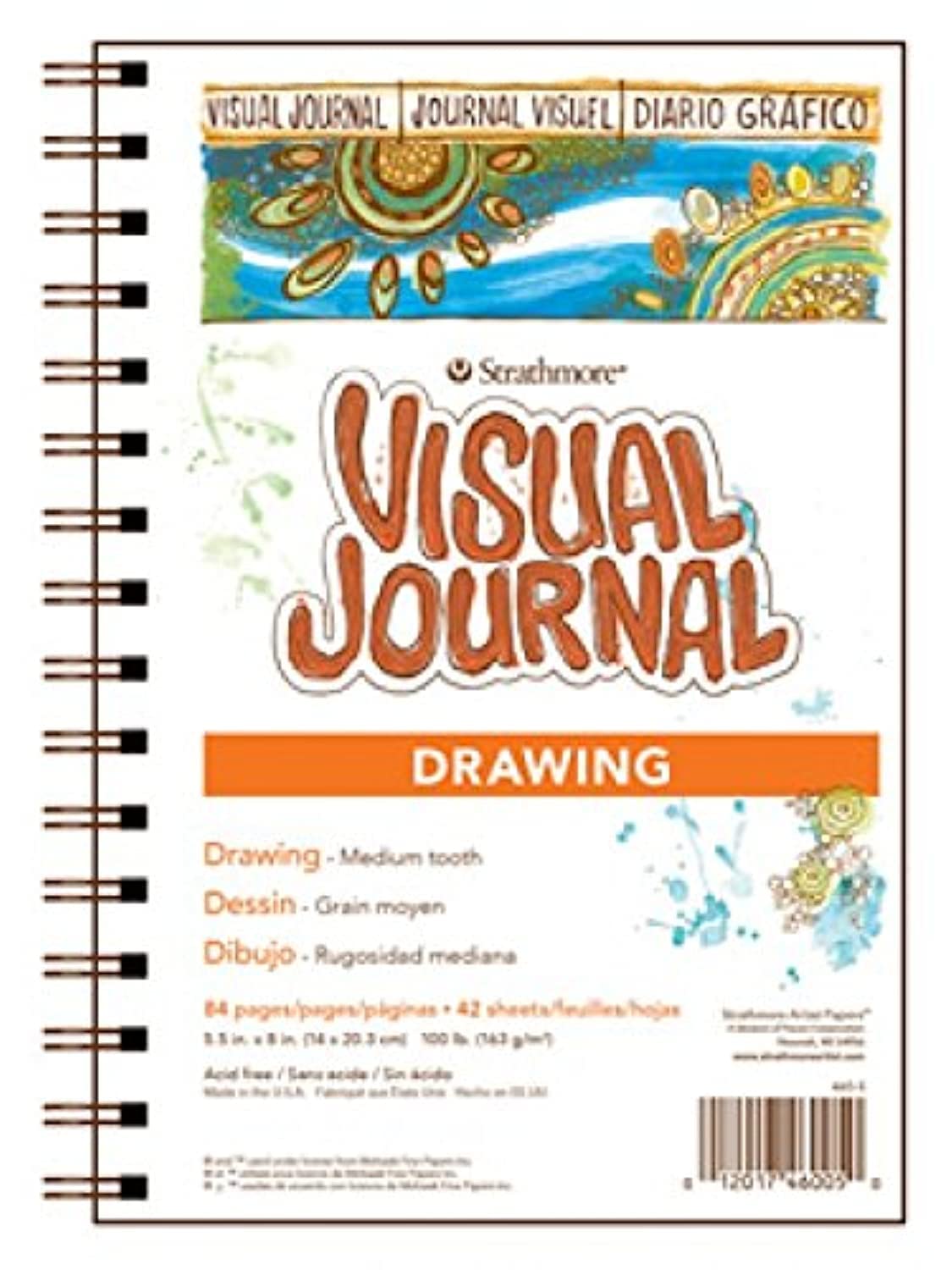 Strathmore Pro-Art Visual Journal Drawing 5.5 x 8-inch, 42 Sheets, 5.5x8 — image 1