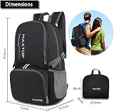 MAXTOP 30L Backpack Ultra Lightweight Foldable Water Resistant Daypack view 2