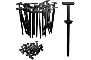 MUCPAD Nylon Universal Cable Tie Buckle, Cable Tie Buckle Zip Tie, Zip Tie Style Clip, Zip Ties Clips Automotive for Car Fender and Daily Automotive Repair (20pcs)