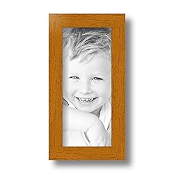 ArtToFrames 4x9 inch Gold Rustic Barnwood Wood