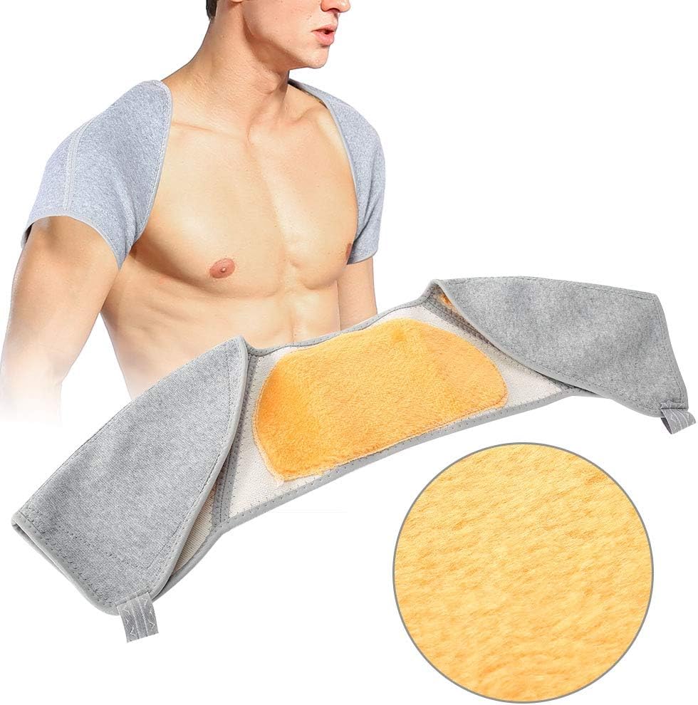 Double Shoulder Support Brace Heating pad for the neck and shoulders