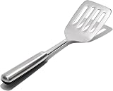 OXO Steel Cooking Turner - Stainless Steel Spatula with Non-Slip Handle view 3