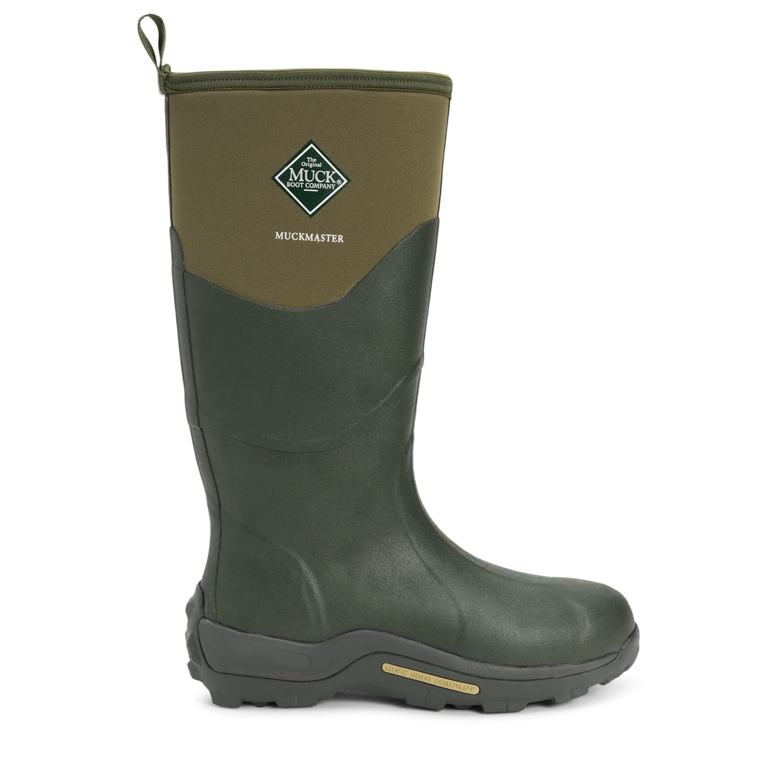 Muck Boots Unisex Muckmaster Hi Pull On Waterproof Wellington Boot, Green, 7