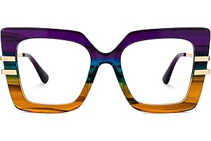 Zeelool Oversized Square Blue Light Blocking Glasses for Women ZJGX444789