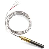 Thermopile Replacement Fit for Bakers Pride Pizza Oven Model Series Y600, Y800 101, 151, 201, 251, 301, 307 Armored Replace Q313 M1265X 2J-M1265A