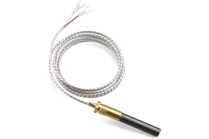 FURNYQUAINT Thermopile Replacement Fit for Bakers Pride Pizza Oven Model Series Y600, Y800 101, 151, 201, 251, 301, 307 Armored Replace Q313 M1265X 2J-M1265A