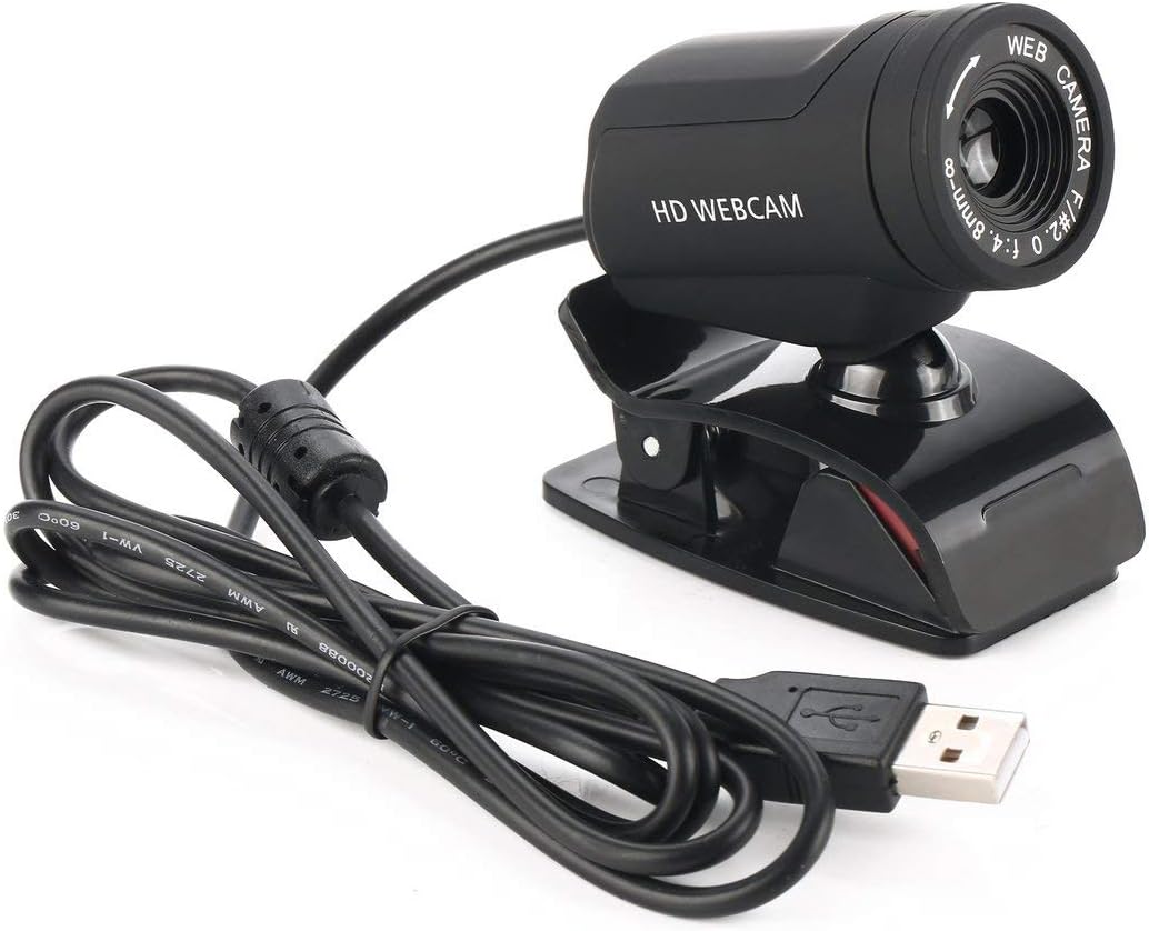 A7220D Webcam HD Web Computer Camera Built-in Microphone for Desktop PC Laptop USB Plug and Play for Video Calling