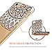iPhone 7 Case Clear with Design, Swees Designer Pattern Case Cover, Colorful Cute Girly Case for Girls Women for Apple iPhone 7 4.7 inches Rose Gold, Totem