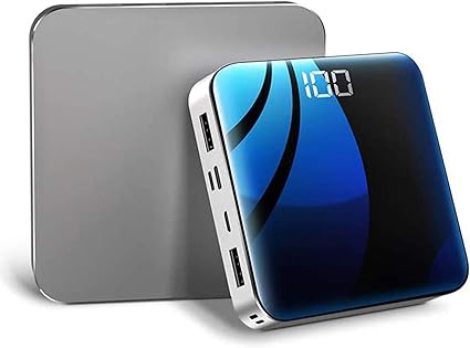 Amazon Tyhoo 000mモバイルバッテリー mah パワーバンク 最小最軽量外部バッテリー 急速携帯充電器 2usb出力ポート スマホバッテリー Iphone Xs X 8 7 6 Samsung Galaxy Note 9 S9 Ipad Tablet等対応 Pse認証済 銀 モバイルバッテリー 通販