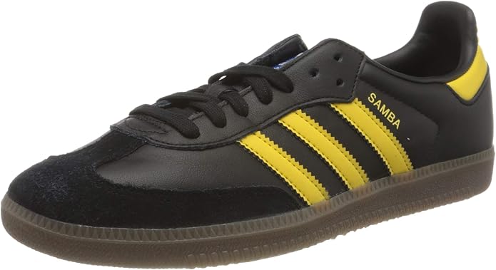 adidas samba blue and yellow