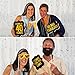 40th Birthday Photo Booth Props – Fabulous Forty Party Decoration Supplies For Him &Her, Funny Fortieth Bday Photobooth Backdrop Signs For Men And Women, Photography Black And Gold Décor – 34 Pieces