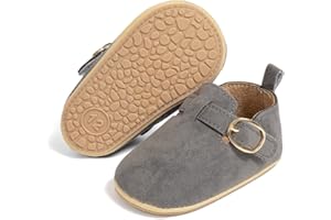 Zoolar Baby Unisex Warm Snow Boots Newborn Leather Fur Lace Up Ankle Anti-Slip Rubber Texture Sole Toddler Prewalker Winter Crib Shoes