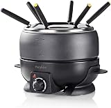 NEDIS FCFO110EBK6 Fondue Set 6 People 2.3L Black Powerful Heating Easy Clean view 2
