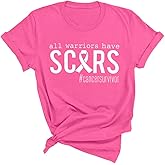 Breast Cancer Awareness Shirt Women in October We Wear Pink Ghost Shirts Pink Ribbon Short Sleeve Tee Tops