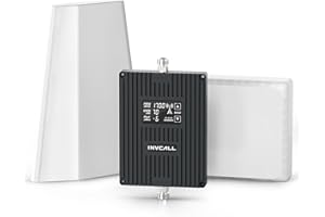 INVCALL Cell Phone Signal Booster for Home | Boosts 4G LTE & 5G on Band 2/4/5/12/13/17/25 | Up to 4,500 Sq Ft for Verizon AT&T and All U.S. Carriers | 70dB Cellular Signal Amplifier | FCC Approved