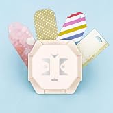 4-in-1 Tag Punch for Paper Crafts, Label Corner Punches for Crafting, DIY Projects, Photo, Scrapbook Pages and Other Papercraft Projects