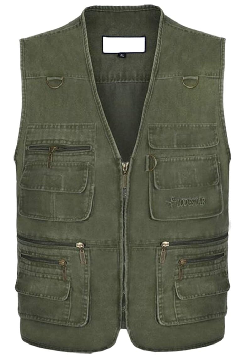 Yayu Men Fishing Vest Multi Pockets 