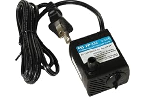 New Bamboo Accents 70GPH 120V Submersible Fountain Pump (2-Wire), PP-333 …