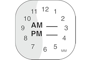 DayMark Safety Systems IT110063 Move Mark Clock Removable Label, 1-Inch by 1-Inch (Roll of 1000)