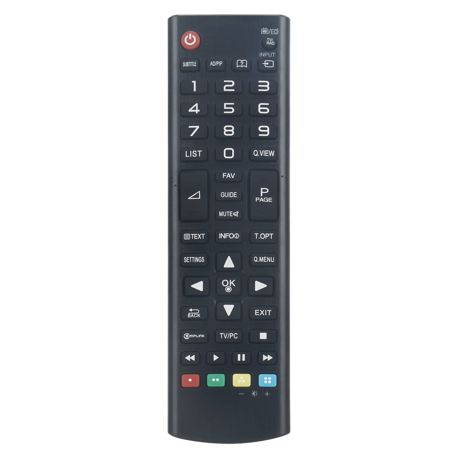 VINABTY New AKB73715650 Replace Remote Control AKB73715650 TV Remote Control Replacement for LG LED TV AKB73715650 27MA43D-PZ 19MN43D-PZ Remote Controller