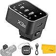 Godox X3C X3-C TTL Wireless Flash Trigger for Canon Camera, 2.4G Wireless Touchscreen Flash Transmitter, Support TTL Auto/Manual/Multi Flash, Built-in Lithium Battery, High-Definit OLED Screen