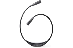 LUMOS & LUMOS Lumos Knitting Light, Crafter Light Around Neck for Knitters and Crocheters, 3 Colors & Adjustable Brightness. Portable, Wearable, Rechargeable&Long Lasting (Black)