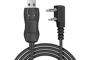 TNP FTDI Programming Cable - USB 2 Pin for Baofeng Programming Cable, Btech, Wouxun, Radioddity & Kenwood Two Way Radios - 3 