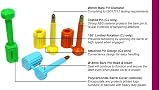 SERPRO 10x Red Container Bolt Seals ISO 17712:2013 C-TPAT Compliant Security view 3