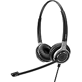 Sennheiser SC 665 USB (507257) - Double-Sided Business Headset | UC Optimized and Skype for Business Certified | For Mobile Phone, Tablet, Softphone, and PC (Black)
