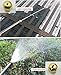 Hydro Jet Car Washer - 27'' Extendable High Pressure Power Washer Wand, Water Hose Attachment Nozzle, Flexible Glass Cleaning Tool with Snow Foam Cannon, Auto Watering Sprayer, Window Washing, 2 Tips