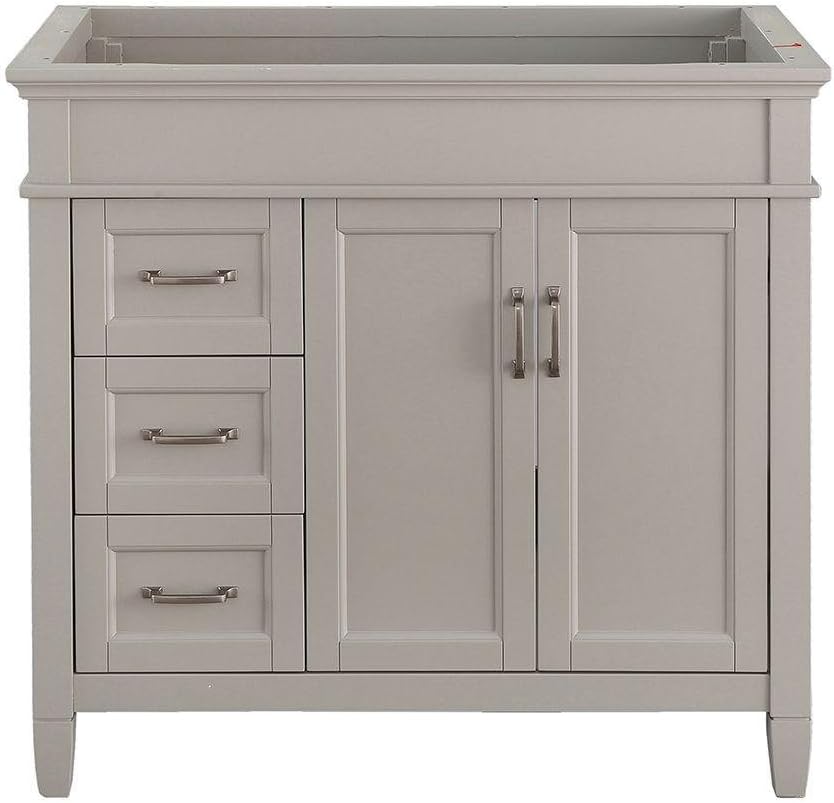 Amazon Com Foremost Ashburn 36 In W X 21 75 In D Vanity Cabinet In Grey Electronics
