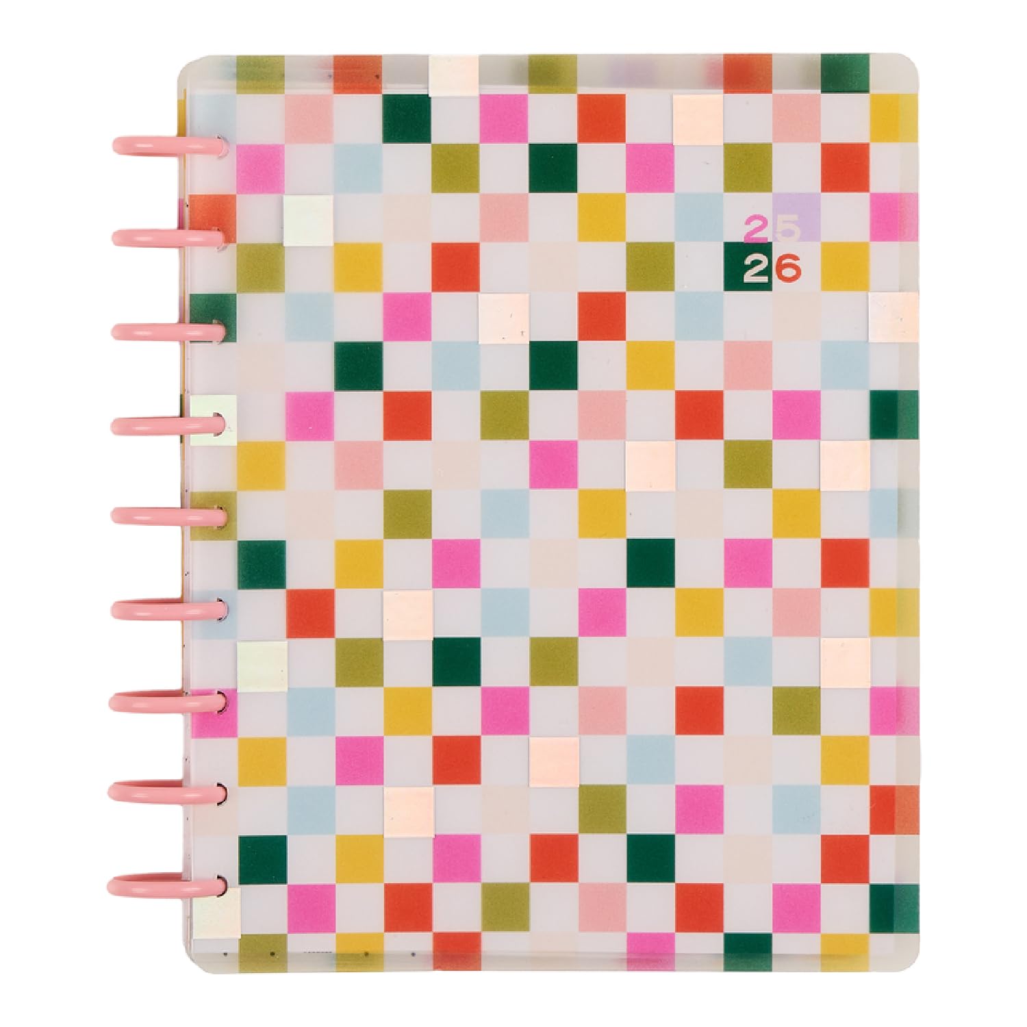 Photo 1 of (BAGGED) Happy Planner Disc-Bound 12-Month July 2025–June 2026 Planner with 3 Extra Months, Classic Size, Dashboard Layout, Just Be You, 7" x 9.25”