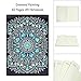 Diamond Painting Cover Notebook Joural for Journaling Writing Note Taking Diary and Planner,A5 DIY Diamond Painting 60 Pages Notebook Diary Book Christmas Birthdays Gifts Ideas-Mandala 2