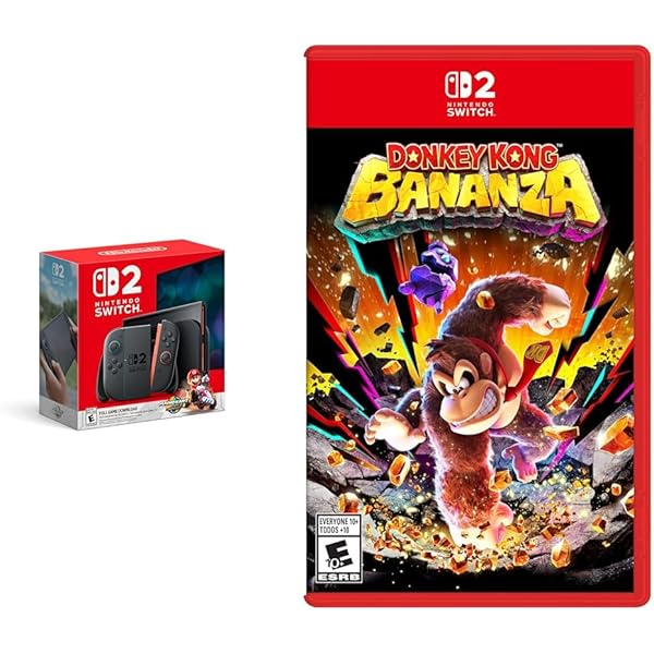 Amazon.com: Nintendo Switch 2 + Mario Kart World Bundle with