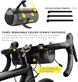 Rhinowalk Bike Front Bag 2.4L Handlebar Storage Waterproof Reflective Grey view 3