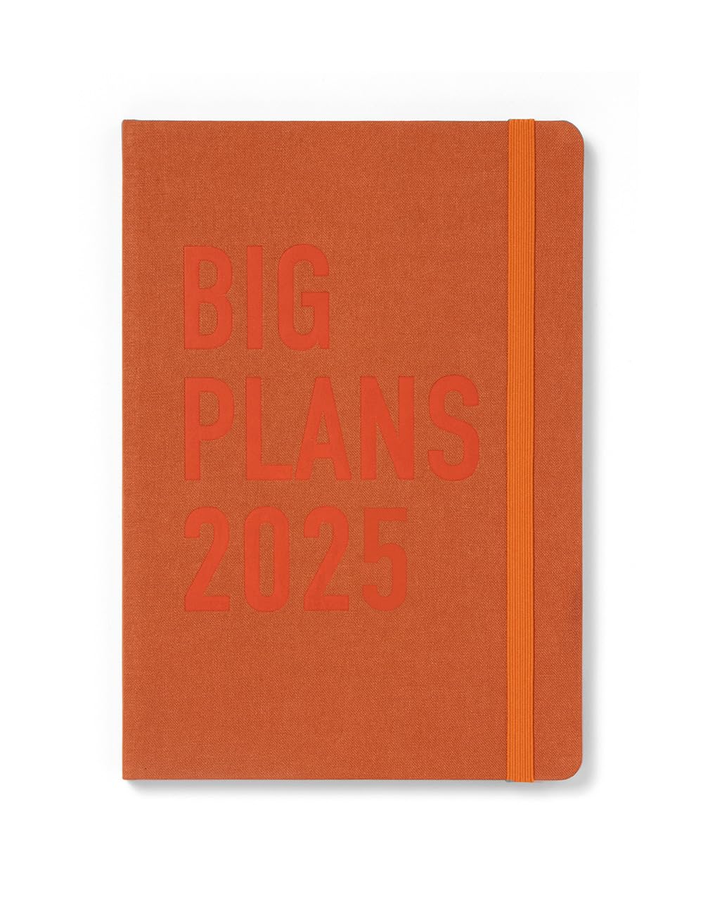 Letts of London Big Plans A5 week to view 2025 diary - rust