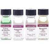 LorAnn Super Strength Mint Variety pack, 1 dram (.0125 fl oz - 3.7ml) bottles - 4 pack