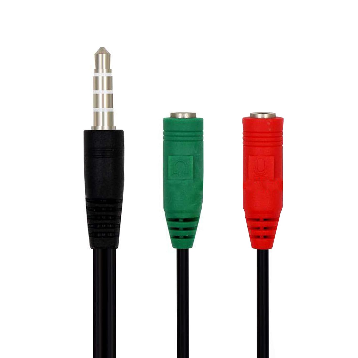 Prise Casque Jack Mâle/Femelle et Adaptateur Câble de Microphone Mobi Lock Diviseur Audio Stéréo