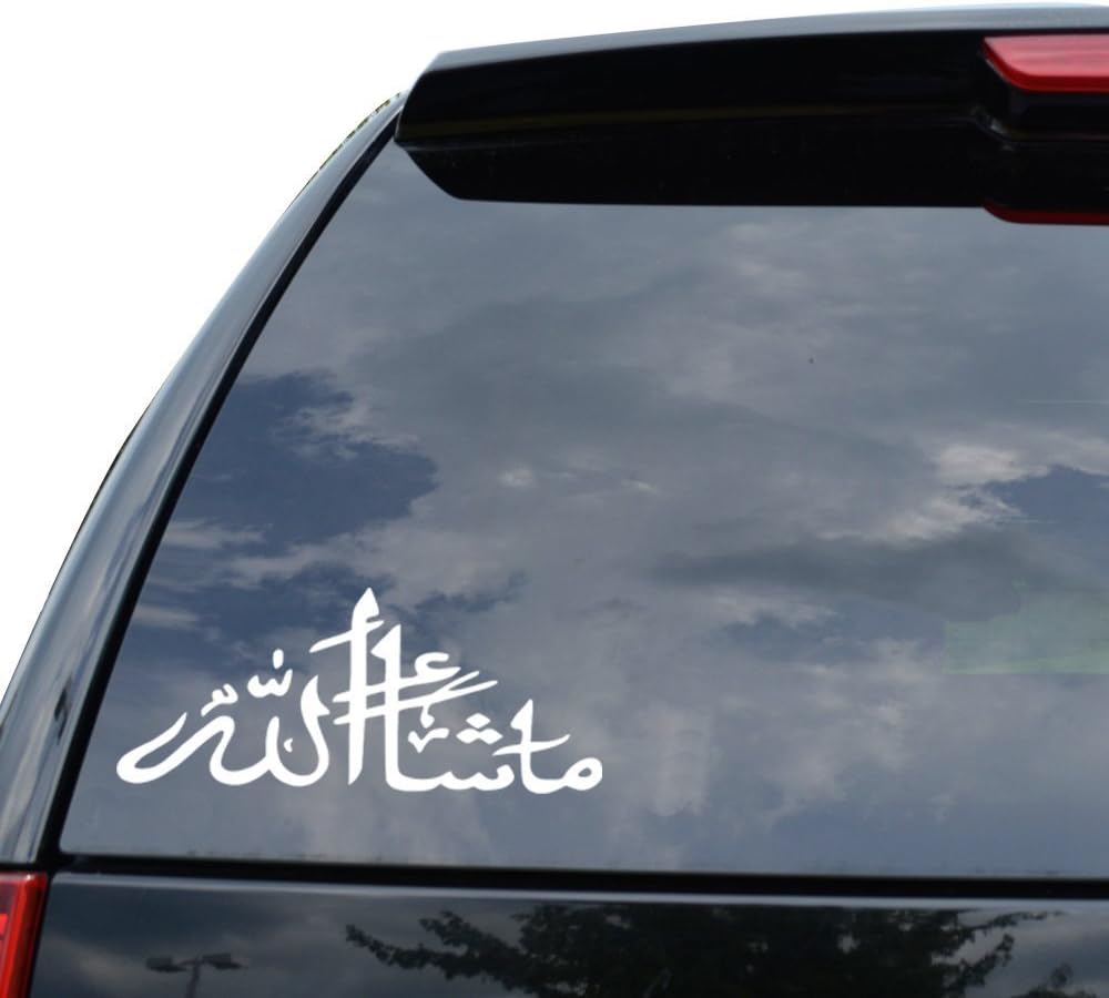 CrazyWEN-sticker-MASHA ALLAH GOD WILL MUSLIM ISLAM Decal Sticker Car Truck Motorcycle Window