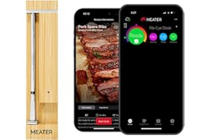 MEATER Pro: Smart Bluetooth Wireless Meat Thermometer Digital | 550°C Heat Resistance | Long Range | Certified Accuracy | BBQ