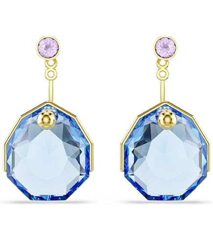 Amazon.com: Swarovski Millenia Drop Earrings, Octagon Cut, Color