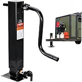 FZZD 15000lbs Heavy Duty Trailer Jack | Square Direct Weld, 26" Vertical Travel, Adjustable Drop Leg, for Lift Utility Trailer, Boat, and Rv