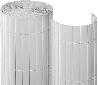 Noor Sichtschutzmatte PVC, Weiß, 0,90 x 3 m
