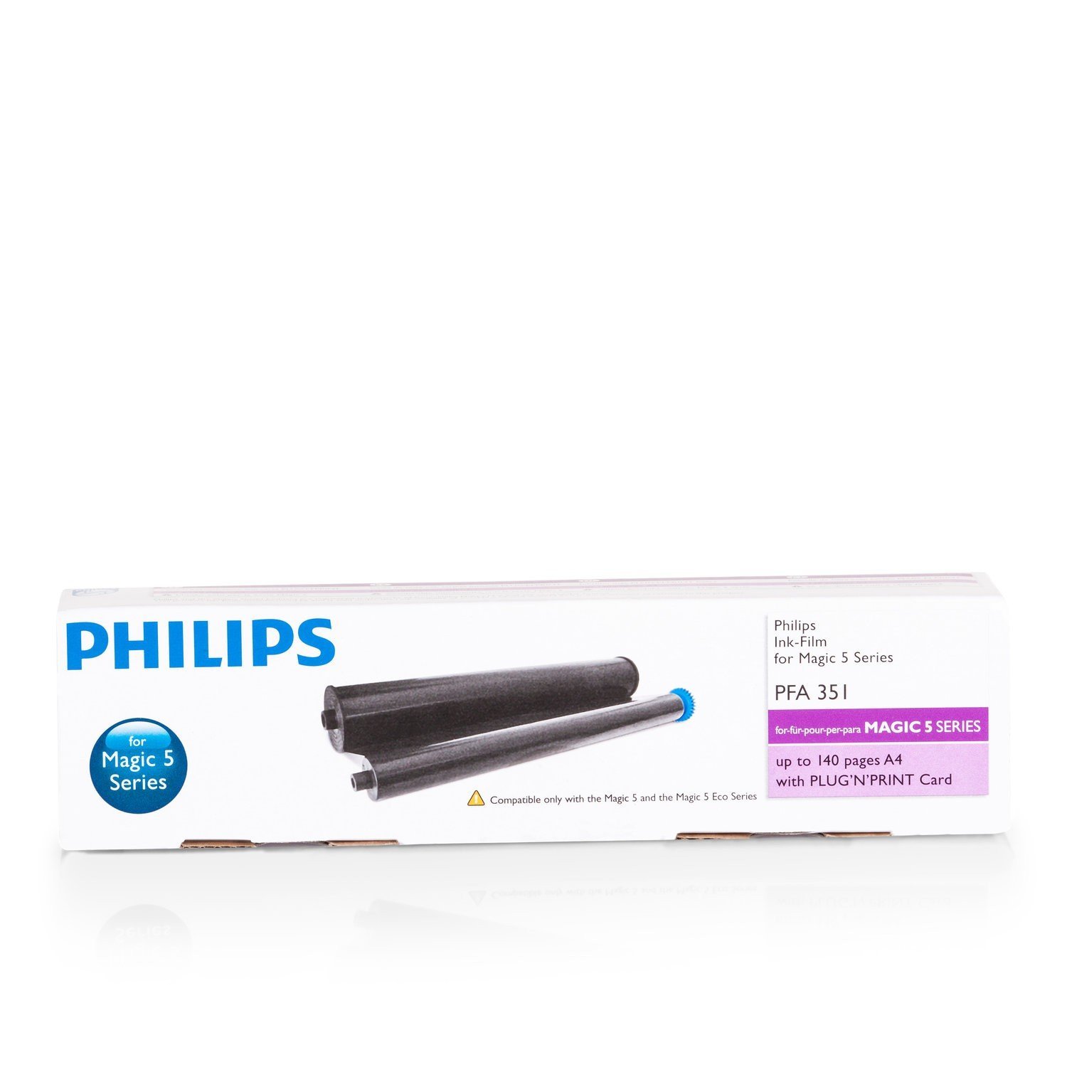 Original XXL Thermal Transfer Rolls for Philips PPF 650 Series Philips  252422040PFA351 PFA 351 - Premium - Black - 140 pages: Amazon.co.uk: Office  Products