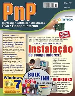 Livro PnP Digital nº 16 - Instalação de computadores, Windows 7, Bulk Ink, entendendo de som no PC, contrato mensal de manutenção